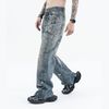 FG®️| QUẦN JEANS ỐNG RỘNG WASH RETRO GRAFFITI  UNISEX FG ZB281