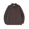 INF®️| ÁO SWEATER NỈ LÔNG CỪU DÁNG RỘNG CỔ POLO OUTDOOR UNISEX INF 4393