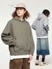 INF®️| ÁO HOODIE NỈ MŨ LÔNG ĐINH TÁN DÁNG NGẮN UNISEX INF 4371