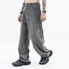 FG®️| QUẦN JEANS ỐNG RỘNG WASH XÁM CARBON RETRO UNISEX FG ZB300
