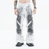 FG®️| QUẦN JEANS ỐNG RỘNG WASH TRẮNG BẨN UNISEX FG ZB304