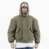 FG®️| ÁO KHOÁC BAY MŨ TRÙM NHIỀU TÚI DÁNG TO RETRO UNISEX FG SW286