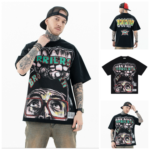 FG®️| ÁO THUN CỔ TRÒN NGẮN TAY WASH GRAFFITI FG E997
