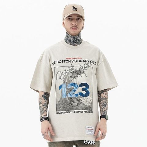 FG®️| ÁO THUN CỔ TRÒN NGẮN TAY DÁNG RỘNG GRAFFITI FG F010