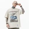 FG®️| ÁO THUN CỔ TRÒN NGẮN TAY DÁNG RỘNG GRAFFITI FG F010