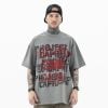 FG®️| ÁO THUN CỔ TRÒN NGẮN TAY DÁNG RỘNG GRAFFITI FG F024