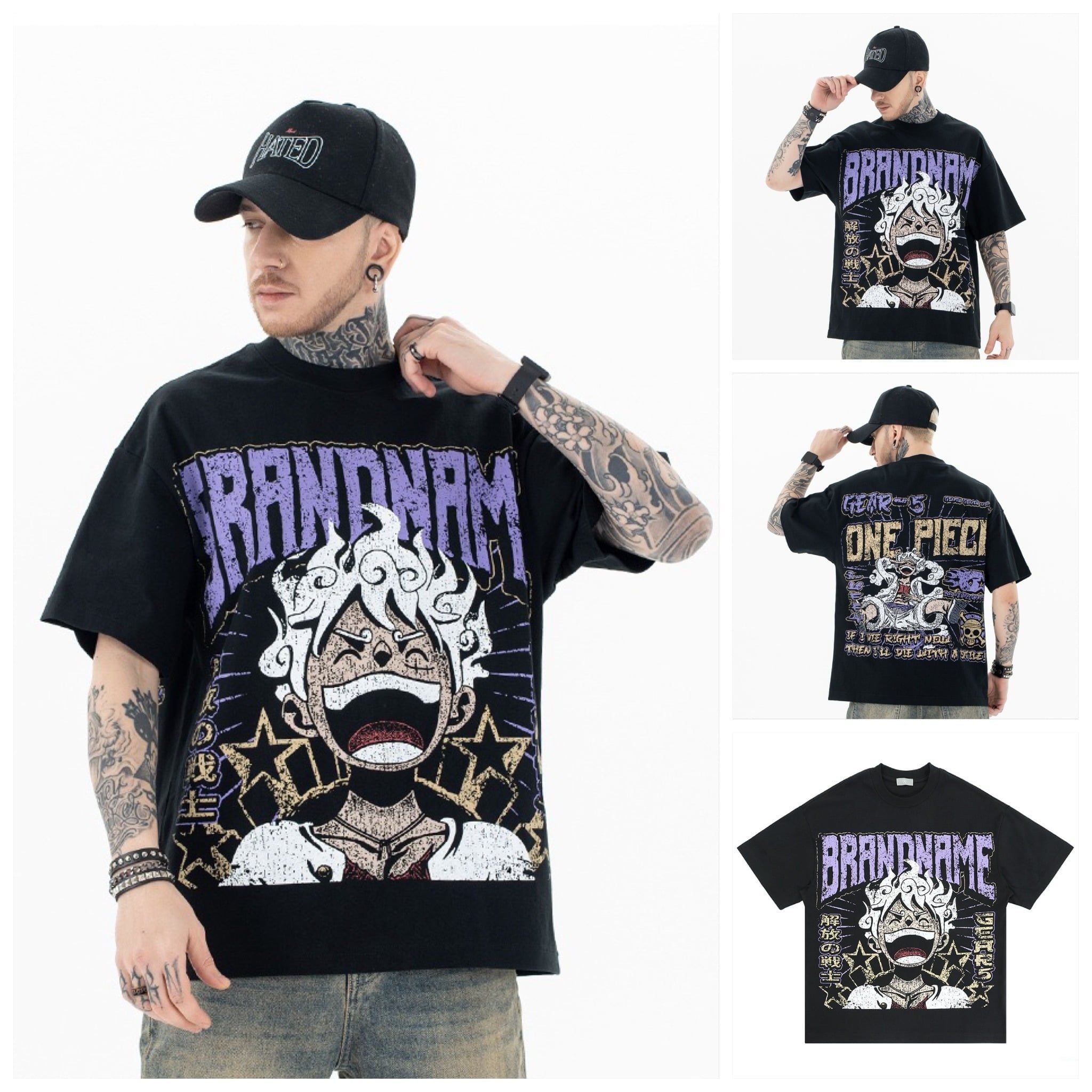 FG®️| ÁO THUN CỔ TRÒN TAY NGẮN  IN HÌNH GRAFFITI FG F096