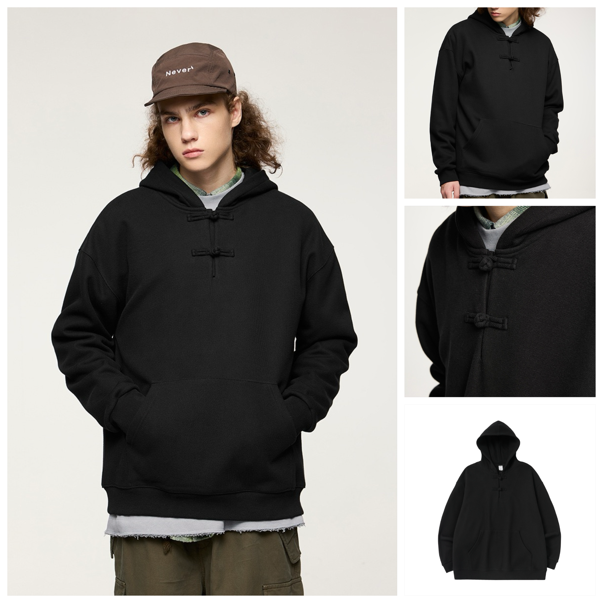 INF®️| ÁO HOODIE TRÙM ĐẦU LÔNG CỪU CAO CẤP UNISEX INF 4374