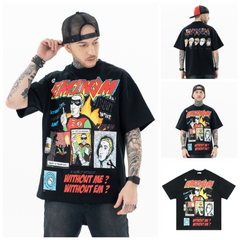 FG®️| ÁO THUN CỔ TRÒN NGẮN TAY GRAFFITI FG F098