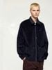 INF®️| ÁO KHOÁC NHUNG ĐÍNH ĐÁ QUÝ CỔ ĐIỂN UNISEX INF 5372
