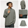 INF®️| ÁO SWEATER COTTON RỘNG CỔ NỬA VIỀN THÔ UNISEX INF 4397