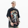 FG®️| ÁO THUN CỔ TRÒN NGẮN TAY DÁNG RỘNG GRAFFITI FG F095