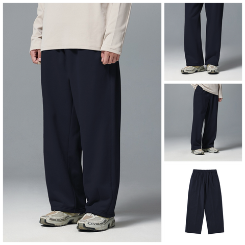 INF®️| QUẦN THỂ THAO NHUNG ỐNG RỘNG ẤM ÁP  UNISEX INF 13347