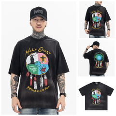 FG®️| ÁO THUN CỔ TRÒN NGẮN TAY WASH GRAFFITI FG F198
