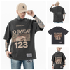 FG®️| ÁO THUN CỔ TRÒN NGẮN TAY DÁNG RỘNG GRAFFITI FG F012