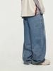 INF®️| QUẦN JEANS ỐNG RỘNG TÚI NGƯỢC WASH LOOSE UNISEX INF 13360