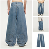 INF®️| QUẦN JEANS ỐNG RỘNG TÚI NGƯỢC WASH LOOSE UNISEX INF 13360