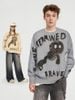 INF®️| ÁO LEN PHUN SƠN HOẠT HÌNH SÂU BƯỚM UNISEX INF 10215