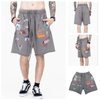 FG®️| QUẦN NGẮN RỘNG ĐŨNG ỐNG RỘNG CHẤT NỈ GRAFFITI FG E665