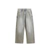 INF®️| QUẦN JEANS ỐNG RỘNG CẮT GIẶT INF 12376