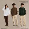 ARTIE®️| ÁO THUN DÀI TAY DÁNG RỘNG GIẢ 2 MẢNH COTTON 305G ARTIE 2163