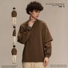 ARTIE®️| ÁO THUN DÀI TAY DÁNG RỘNG GIẢ 2 MẢNH COTTON 305G ARTIE 2163