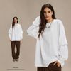 ARTIE®️| ÁO THUN DÀI TAY DÁNG RỘNG GIẢ 2 MẢNH COTTON 305G ARTIE 2163