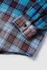 INF®️| ÁO KHOÁC SƠ MI DÀI TAY KẺ SỌC MŨ TRÙM ĐẦU DÁNG RỘNG GRADIENT UNISEX INF 7087