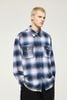 INF®️| ÁO KHOÁC SƠ MI DÀI TAY KẺ SỌC RETRO NHẬT BẢN CÓ TÚI  UNISEX INF 7082