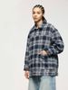 INF®️| ÁO KHOÁC SƠ MI DÀI TAY KẺ SỌC RETRO DÁNG RỘNG CARDIGAN UNISEX INF 7076