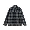 INF®️| ÁO KHOÁC SƠ MI DÀI TAY KẺ SỌC RETRO DÁNG RỘNG CARDIGAN UNISEX INF 7076