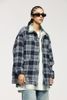 INF®️| ÁO KHOÁC SƠ MI DÀI TAY KẺ SỌC RETRO DÁNG RỘNG CARDIGAN UNISEX INF 7076