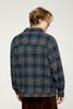 INF®️| ÁO KHOÁC SƠ MI DÀI TAY KẺ SỌC RETRO DÁNG RỘNG CARDIGAN UNISEX INF 7076