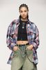 INF®️| ÁO KHOÁC SƠ MI DÀI TAY KẺ SỌC RETRO DÁNG RỘNG CARDIGAN UNISEX INF 7081