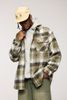 INF®️| ÁO KHOÁC SƠ MI DÀI TAY KẺ SỌC RETRO DÁNG RỘNG CARDIGAN UNISEX INF 7081