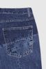 INF®️| QUẦN JEANS IN KỸ THUẬT SỐ CẮT CHẮP VÁ DÁNG SUÔNG INF 13419