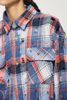 INF®️| ÁO KHOÁC SƠ MI DÀI TAY KẺ SỌC RETRO DÁNG RỘNG CARDIGAN UNISEX INF 7081