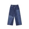 INF®️| QUẦN JEANS IN KỸ THUẬT SỐ CẮT CHẮP VÁ DÁNG SUÔNG INF 13419