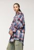 INF®️| ÁO KHOÁC SƠ MI DÀI TAY KẺ SỌC RETRO DÁNG RỘNG CARDIGAN UNISEX INF 7081