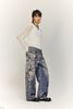 INF®️| QUẦN JEANS MÓC KHÓA IN PHUN KỸ THUẬT SỐ DÁNG SUÔNG UNISEX INF 13418