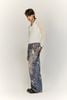 INF®️| QUẦN JEANS MÓC KHÓA IN PHUN KỸ THUẬT SỐ DÁNG SUÔNG UNISEX INF 13418