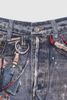 INF®️| QUẦN JEANS MÓC KHÓA IN PHUN KỸ THUẬT SỐ DÁNG SUÔNG UNISEX INF 13418