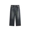 INF®️| QUẦN JEANS ỐNG RỘNG CHẢI XƯỚC RETRO INF 12481