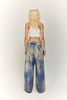 INF®️| QUẦN JEANS DÂY XÍCH IN KỸ THUẬT SỐ DÁNG SUÔNG UNISEX INF 13446