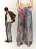 INF®️| QUẦN JEANS HIGHT STREET HOA ĐIỀU IN KỸ THUẬT SỐ DÁNG SUÔNG UNISEX INF 13421
