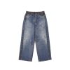 INF®️| QUẦN JEANS HIGHT STREET HOA ĐIỀU IN KỸ THUẬT SỐ DÁNG SUÔNG UNISEX INF 13424