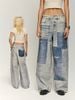 INF®️| QUẦN JEANS HIGHT STREET HOA ĐIỀU IN KỸ THUẬT SỐ DÁNG SUÔNG UNISEX INF 13436