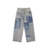 INF®️| QUẦN JEANS HIGHT STREET HOA ĐIỀU IN KỸ THUẬT SỐ DÁNG SUÔNG UNISEX INF 13436