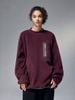 INF®️| ÁO LEN CỔ TRÒN LÔNG CỪU DÁNG RỘNG UNISEX INF 4394