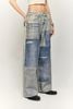 INF®️| QUẦN JEANS HIGHT STREET HOA ĐIỀU IN KỸ THUẬT SỐ DÁNG SUÔNG UNISEX INF 13436